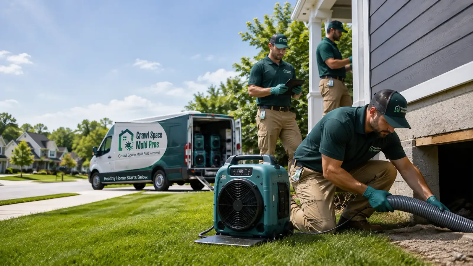 Crawl Space Mold Removal in Kenmare, ND